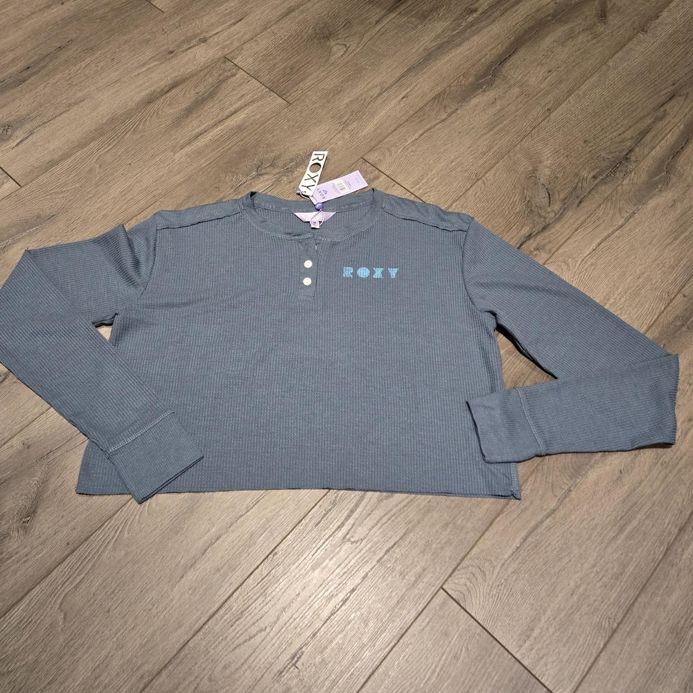 NWT - Roxy Cropped Para Paradise Long SleeveTop